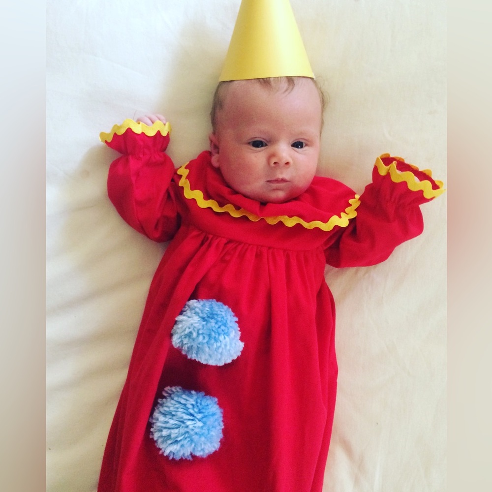 Ric Rac clown gown costume